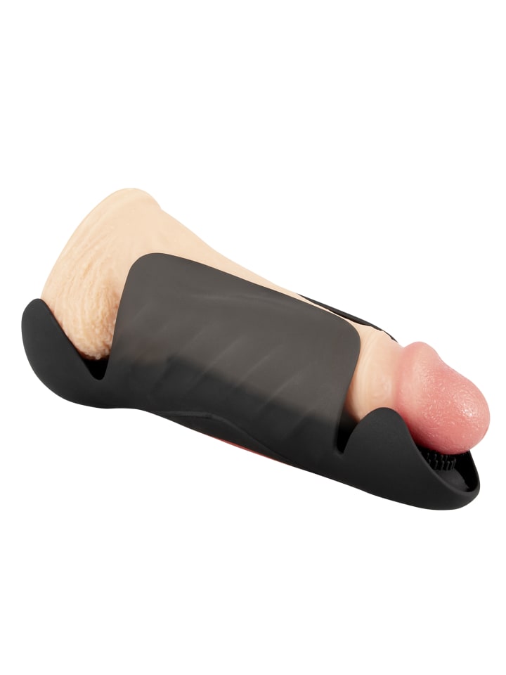 Rebel Masturbator mit Vibration Penis Trainer with 3 Point Stimulation in schwarz günstig kaufen 22 cm
