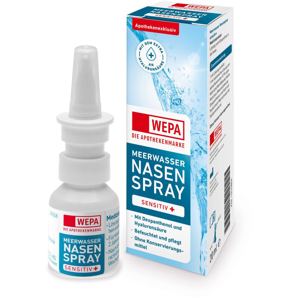 WEPA Meerwasser Nasenspray sensitiv+