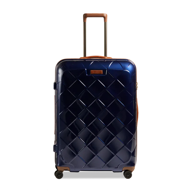 Stratic Leather&More - Hartschalen-Koffer L (bis 76cm) - blue