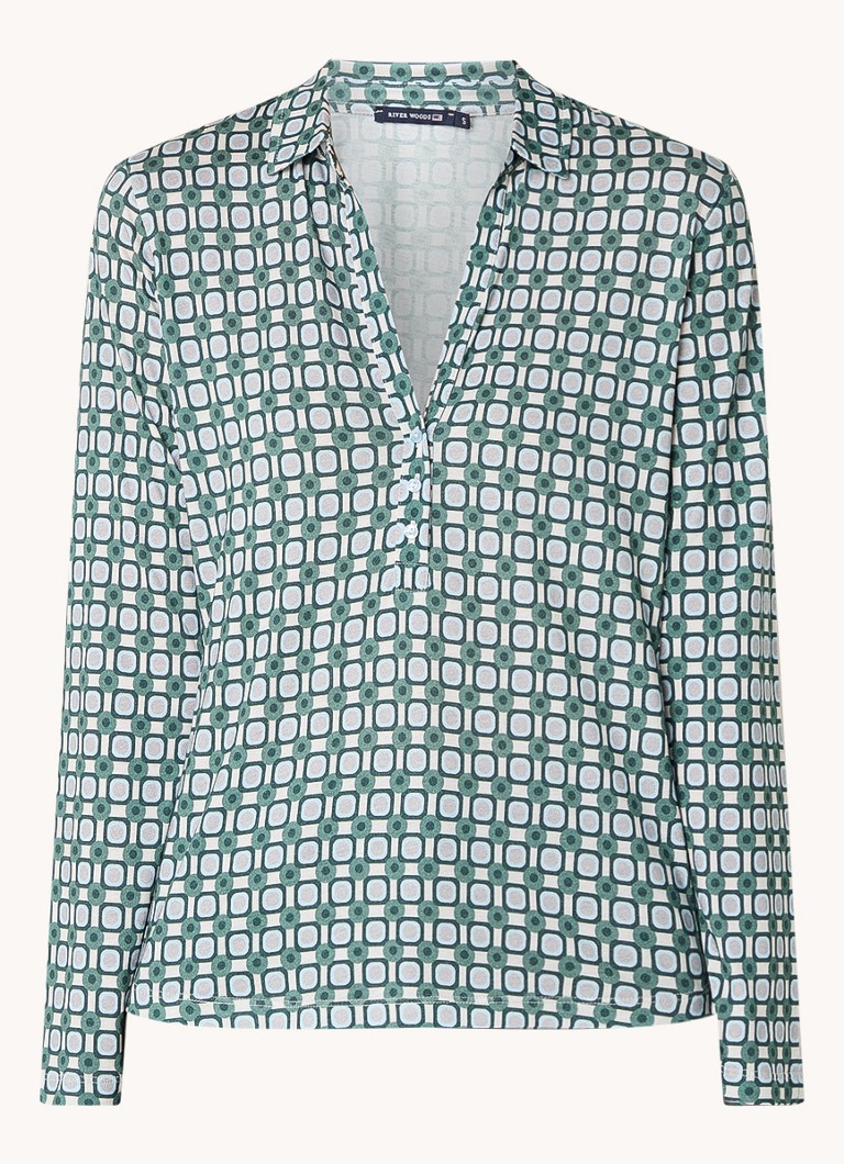 River Woods Tunic with print