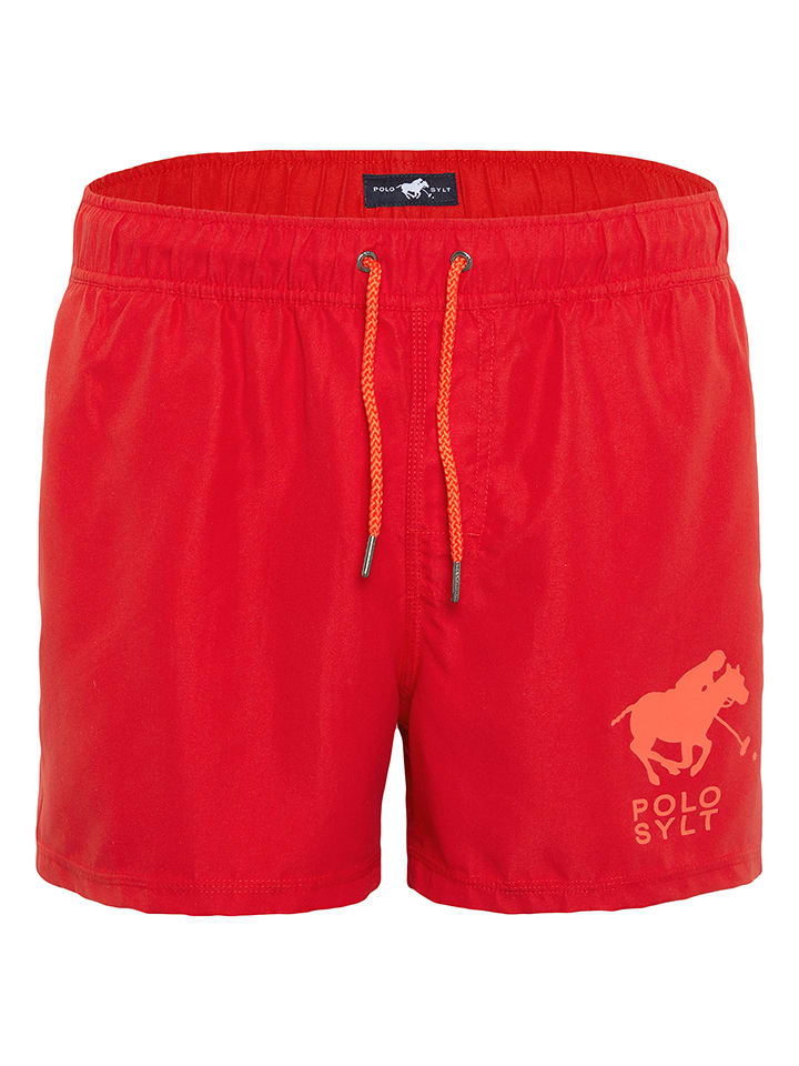 Polo Sylt Badeshorts in Rot günstig kaufen