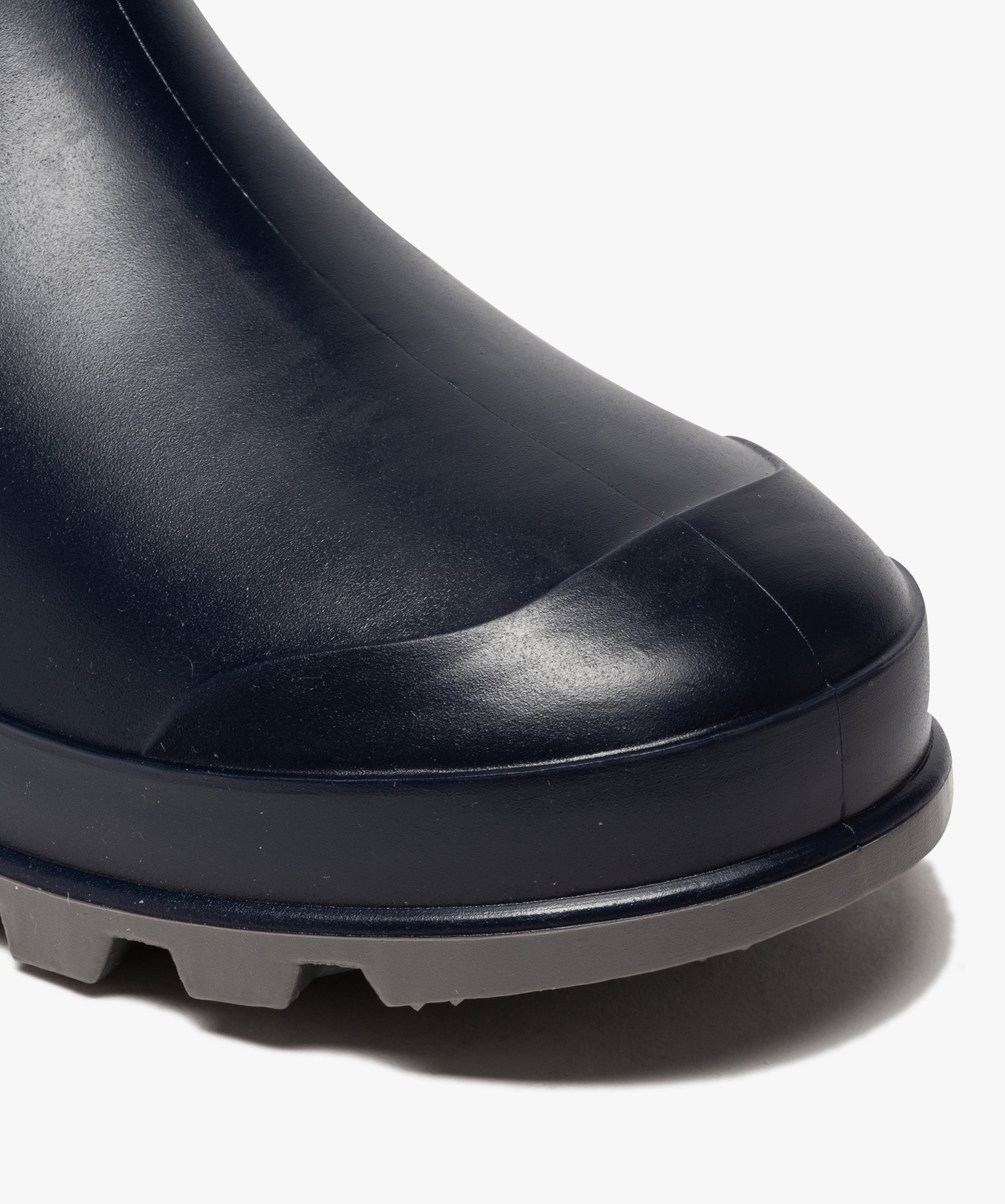Bottes de pluie femme unies à semelle crantée marine | GEMO