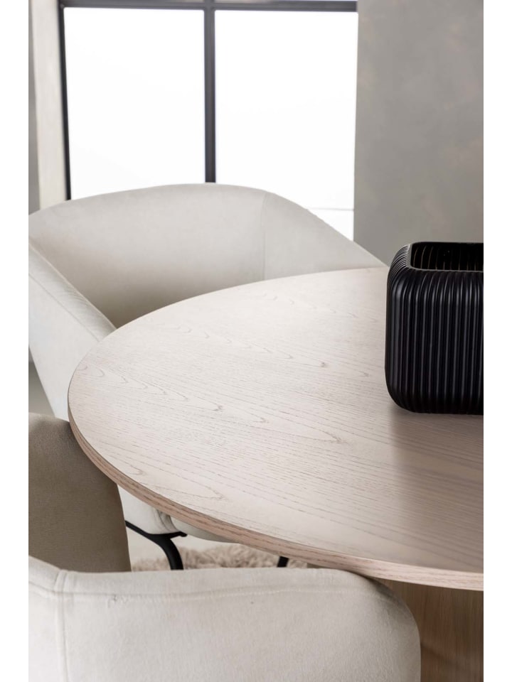 ebuy24 Essgruppe Olivia 50 (5-teilig) Whitewash 110 x 110 cm günstig kaufen onesize