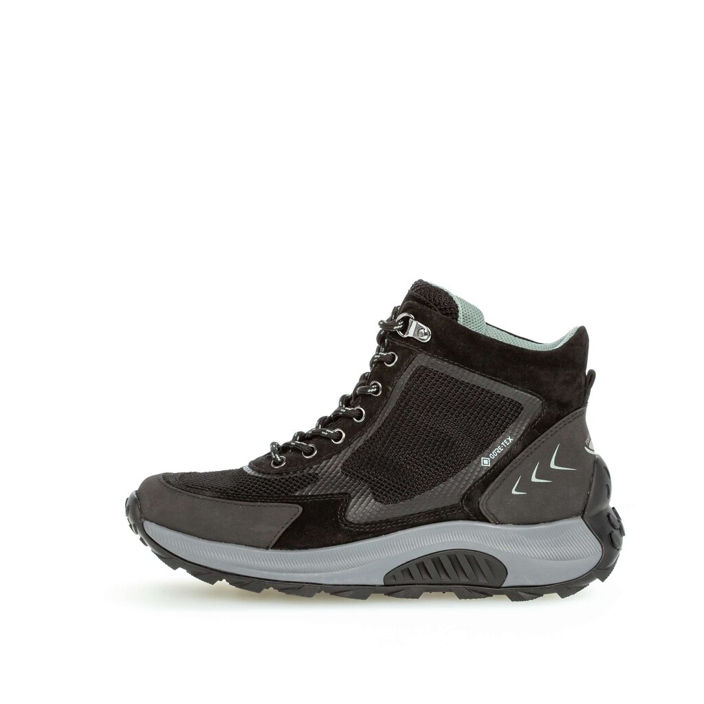 rollingsoft Schnürstiefelette schwarz