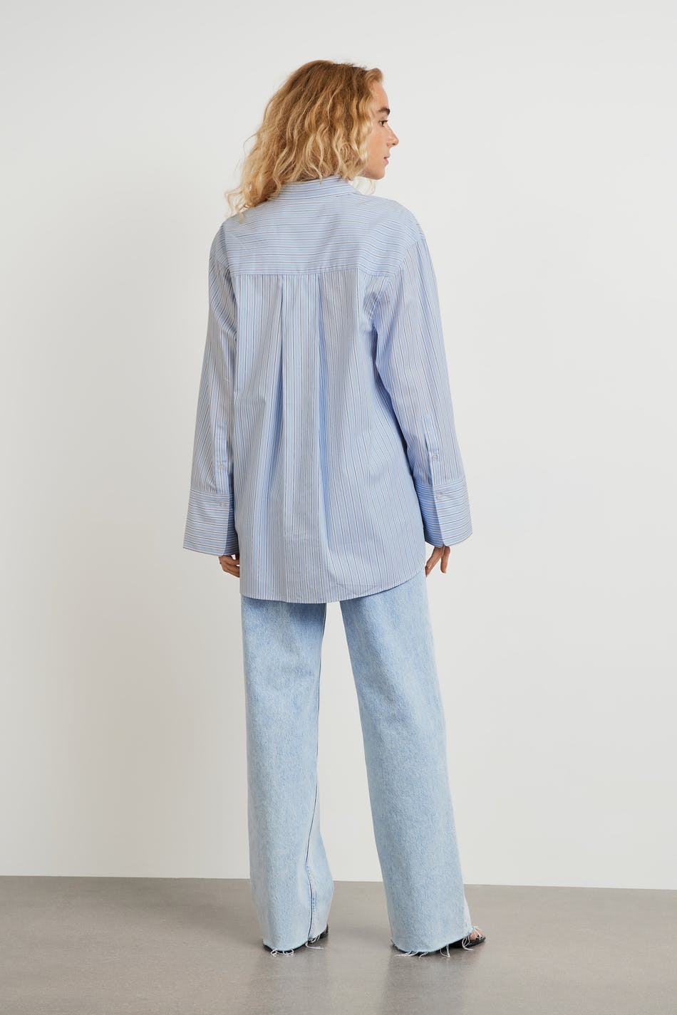 Gizem oversized poplin shirt