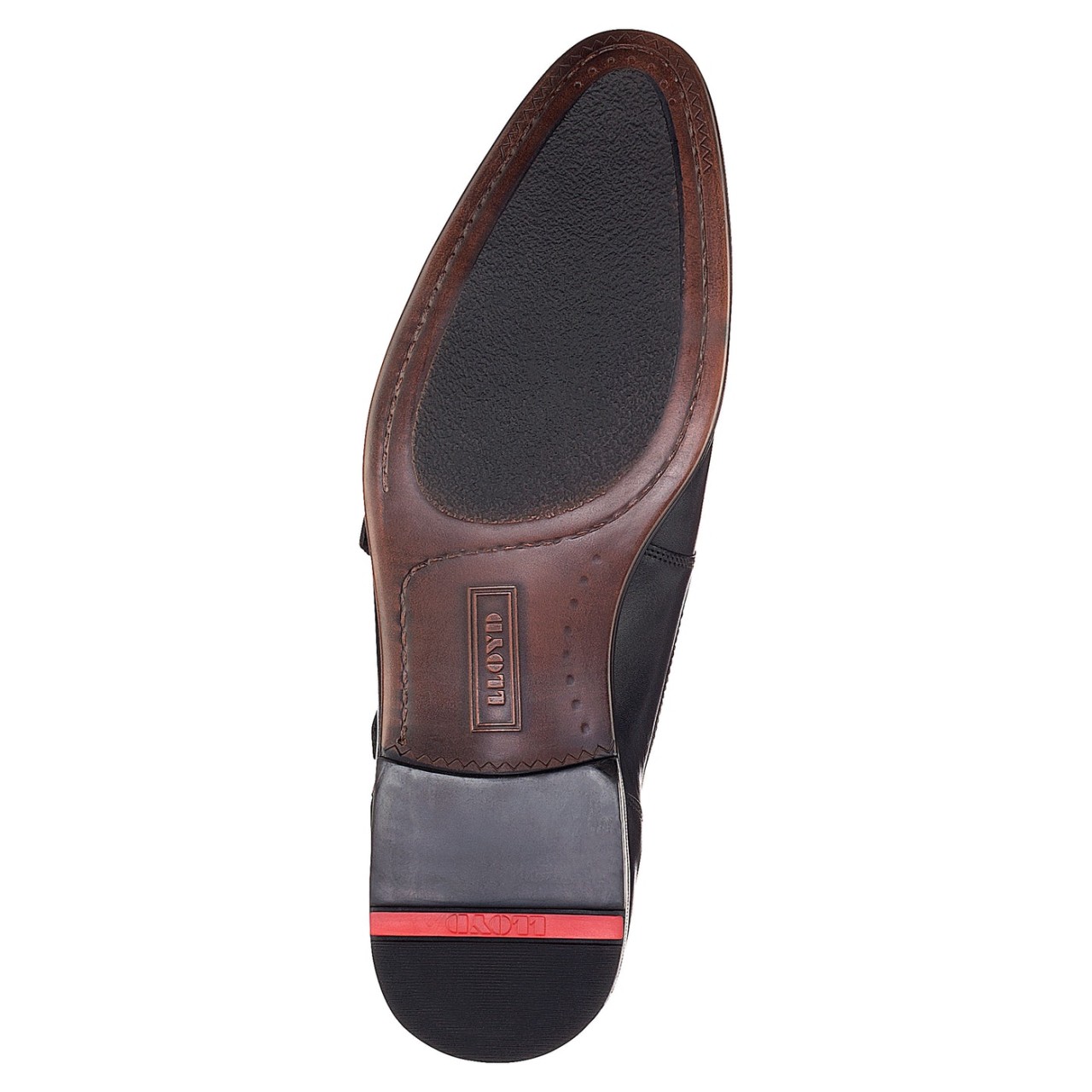 LLOYD Klassische Slipper schwarz MAILAND