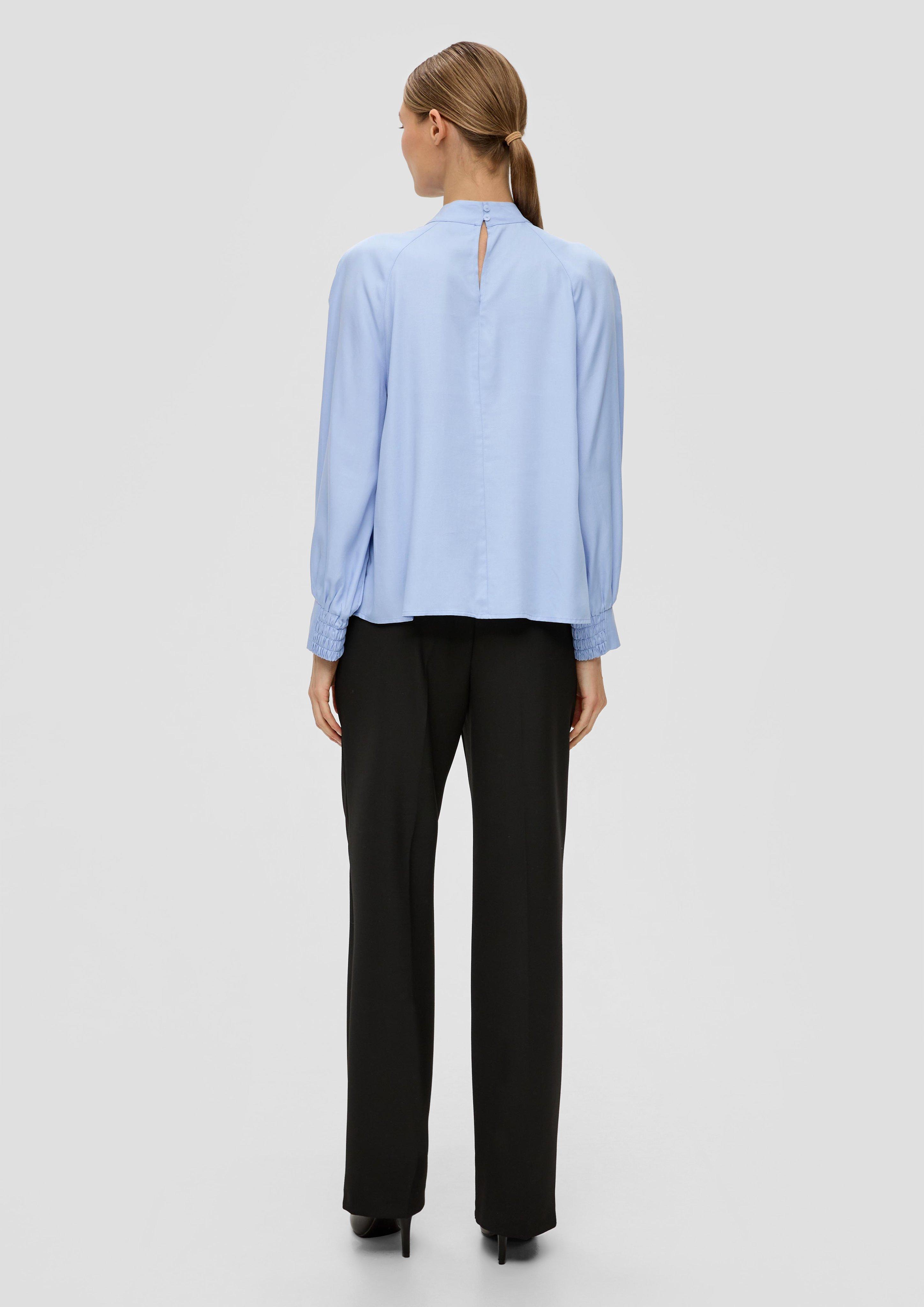 Hochgeschlossene Bluse aus Lyocell  2139172-5071