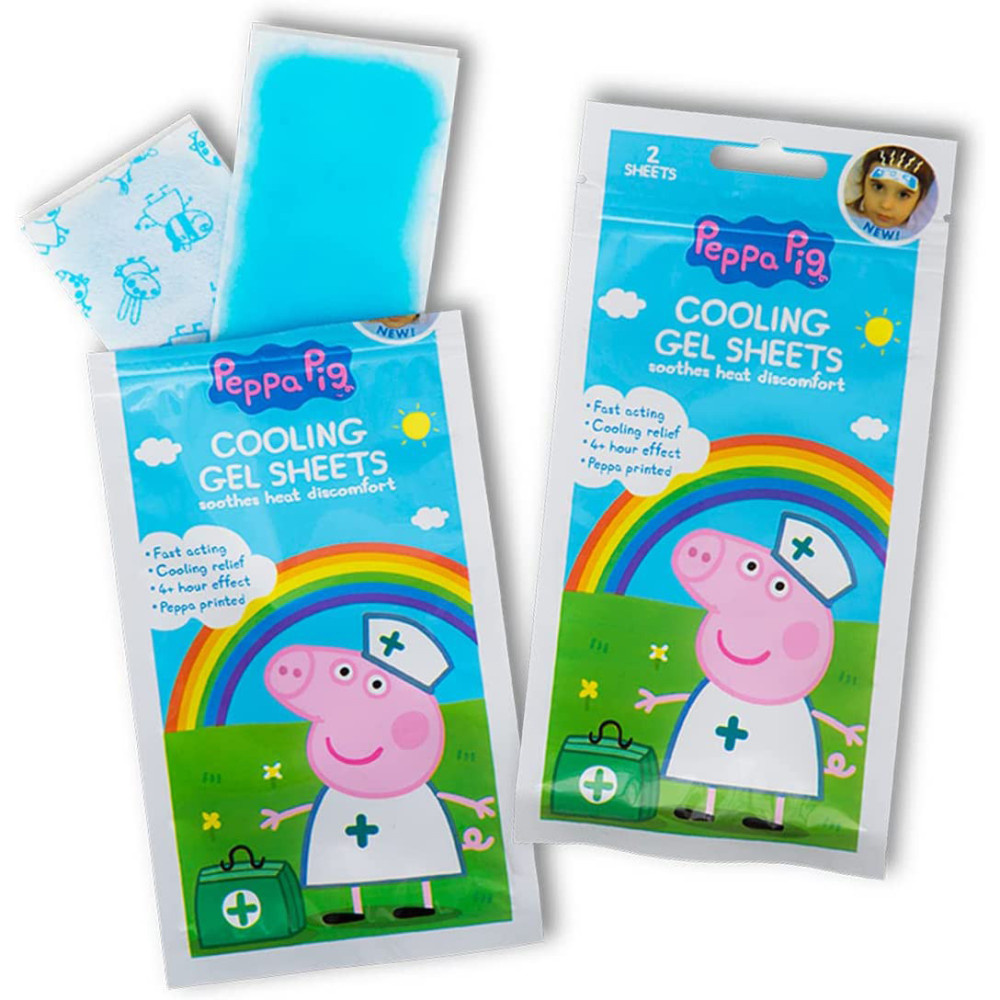 Peppa Pig Feuilles de Gel Rafraîchissant Peppa Pig