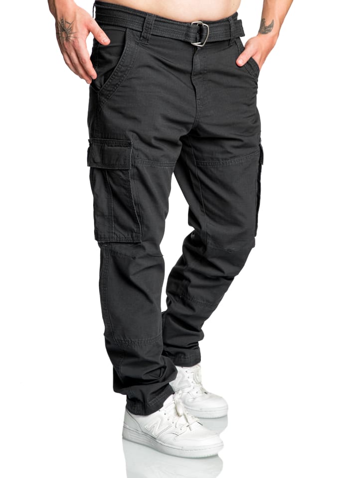 Amaci&Sons Cargopants PASCAGOULA in Schwarz günstig kaufen