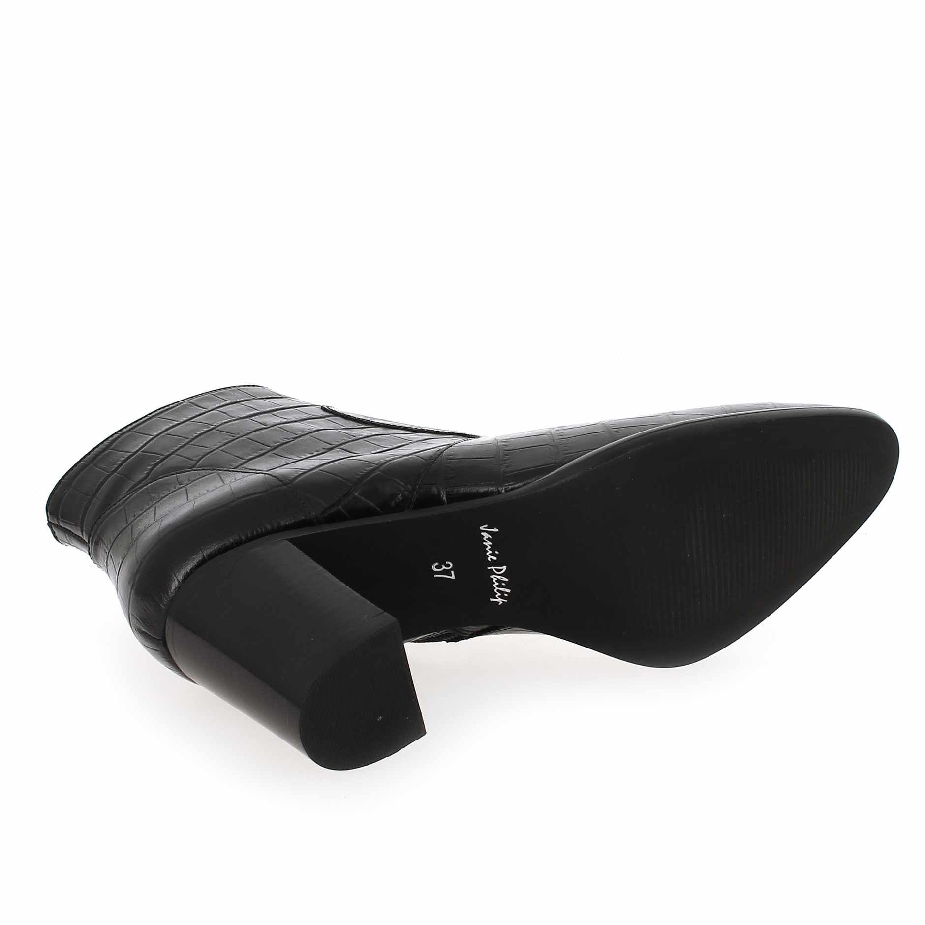 Janie Philip  PACA CROCO - Noir