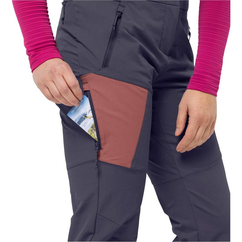 Jack Wolfskin GLASTAL WINTER Softshellhose Damen