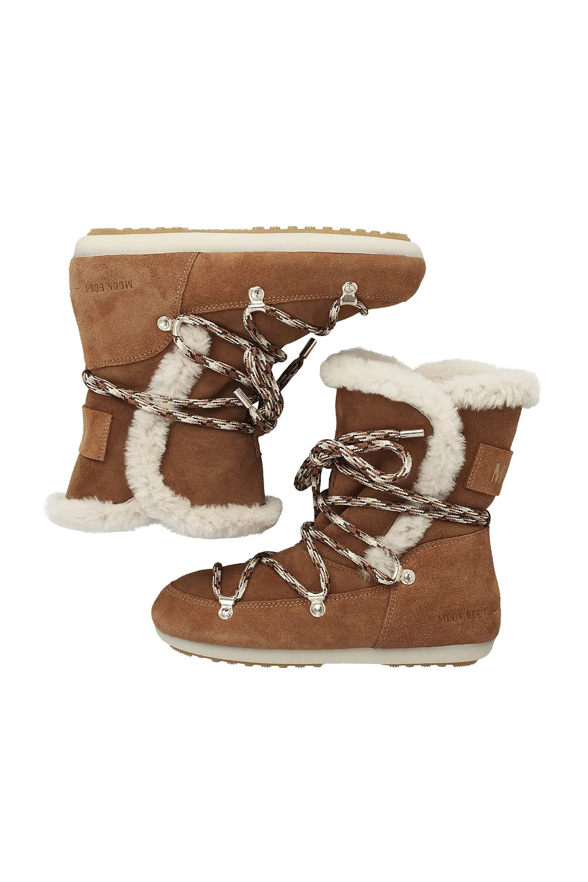 MOON BOOT  Schneestiefel - Braun - Flacher Absatz
