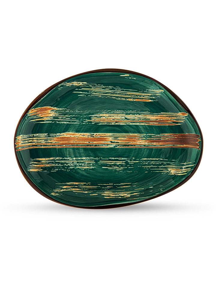Wilmax Servierteller in Grün - (L)33 x (B)24,5 cm günstig kaufen onesize