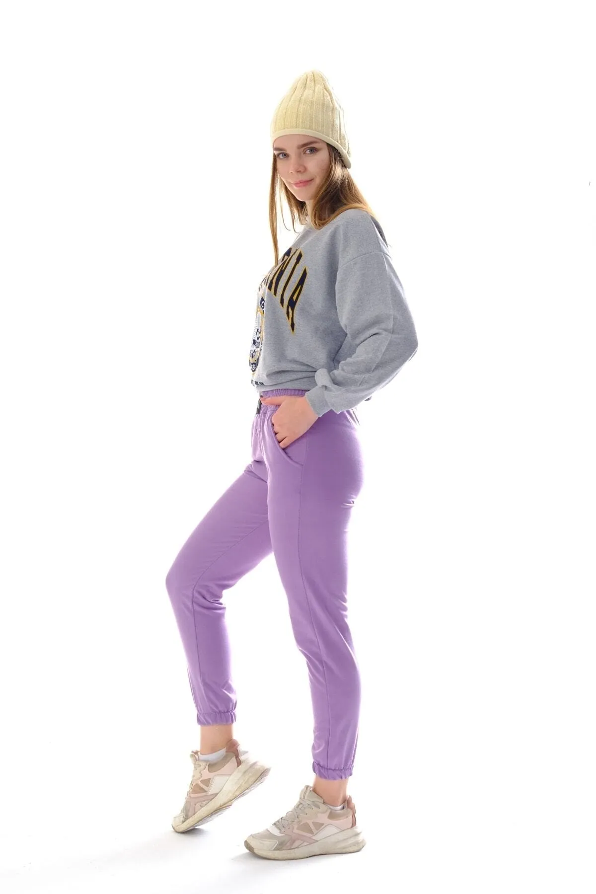 MOONBULL  Jogginghose - Lila - Slim