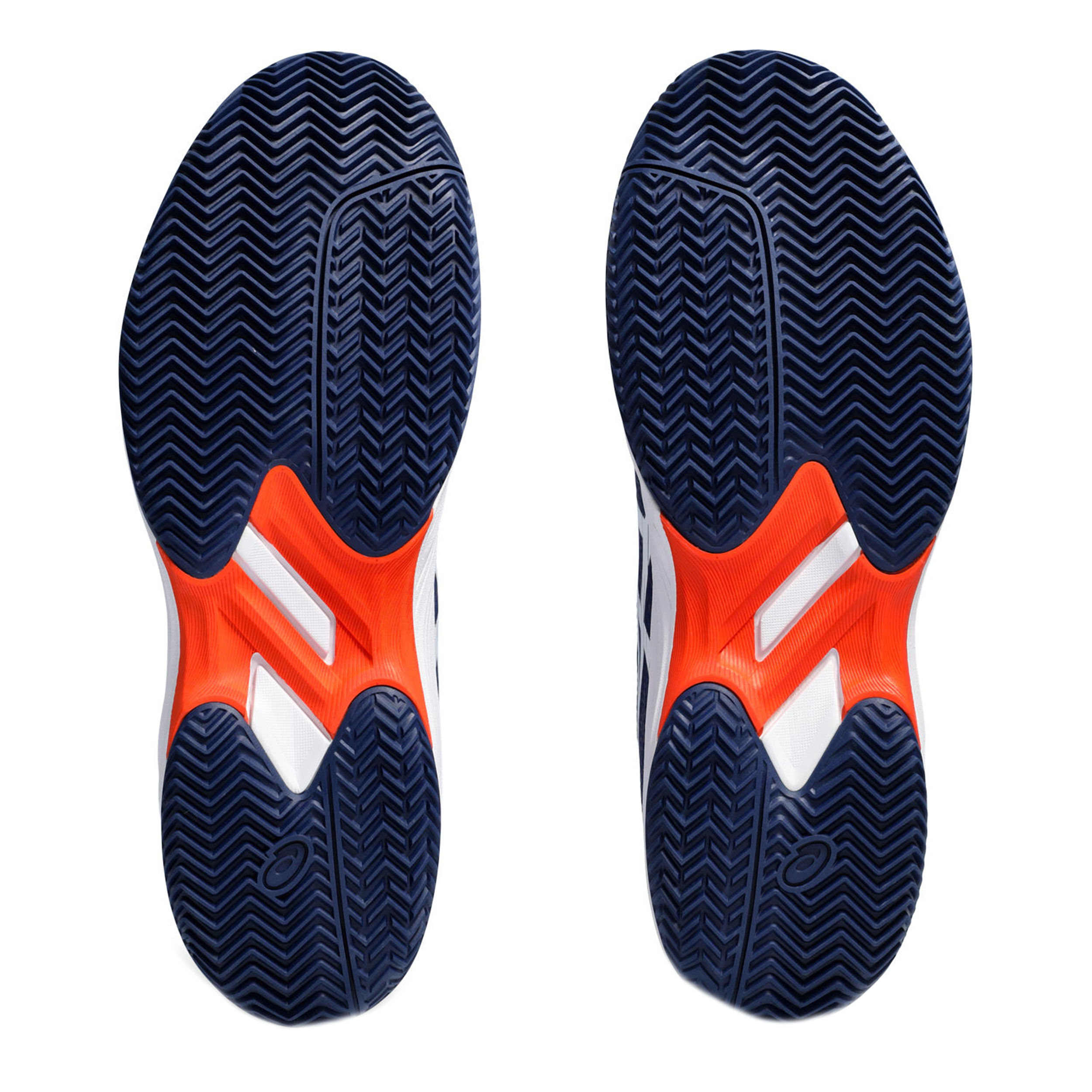 Gel-Game 9 Sandplatzschuh Herren - Dunkelblau, Weiß