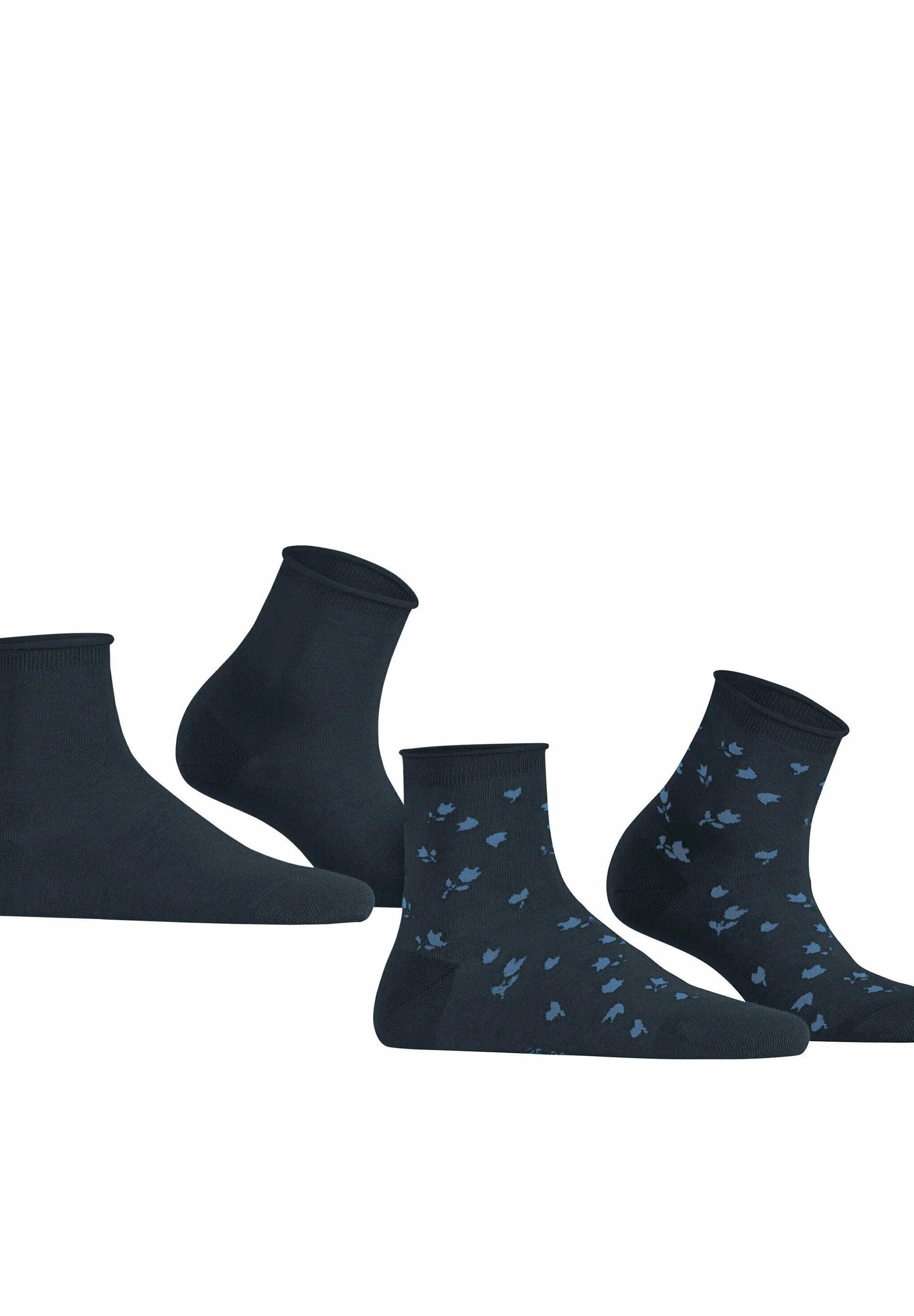 Esprit Mini Flower Pack de 2 calcetines con estampado