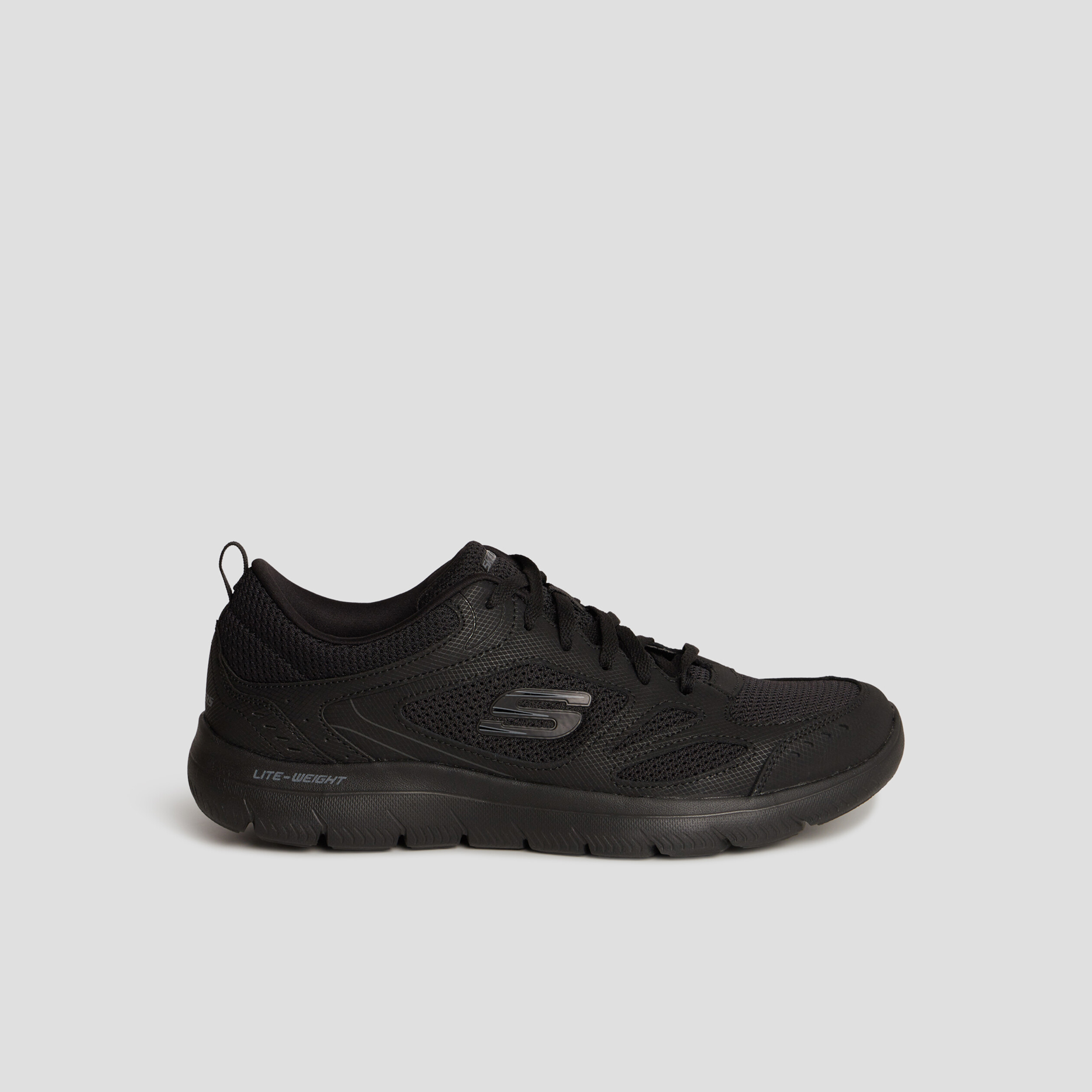 Baskets running mémoire forme Skechers noir homme | La Halle