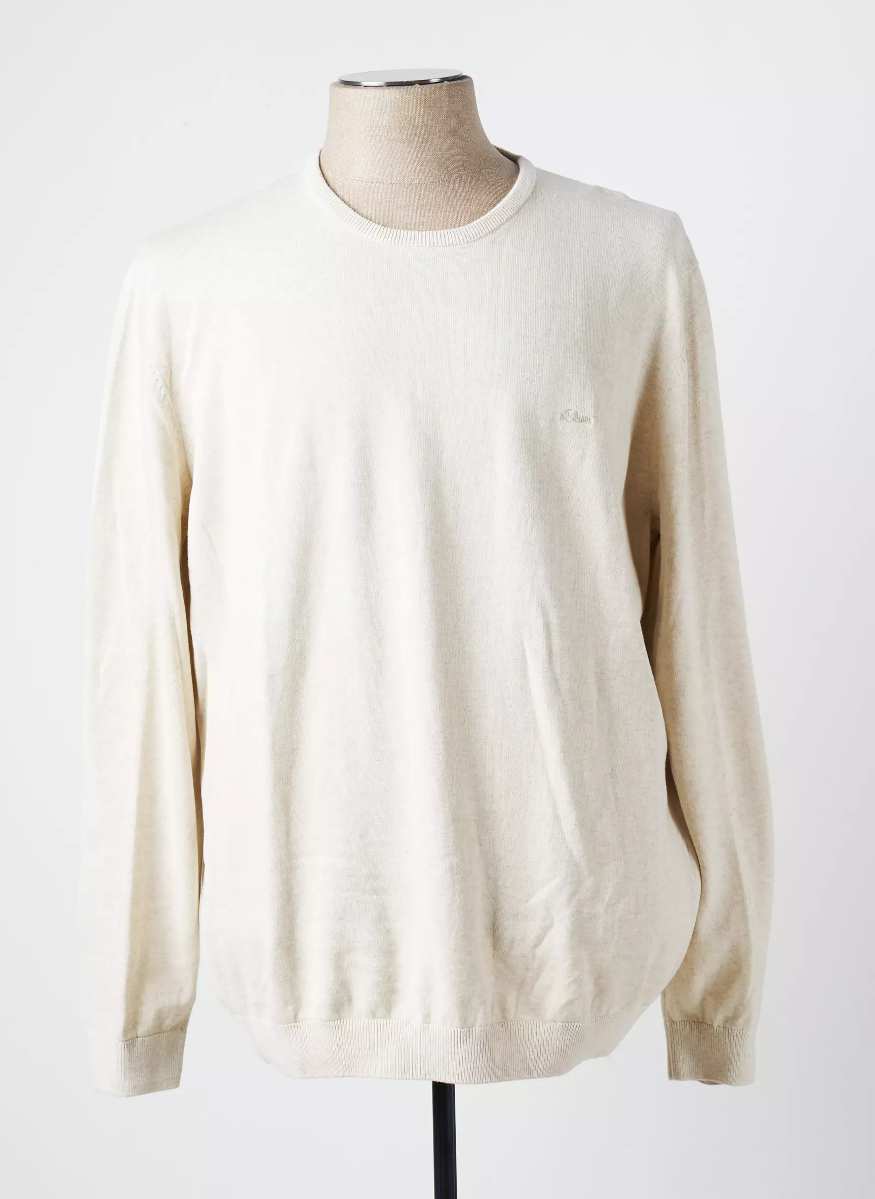 S Oliver Pulls Homme couleur beige