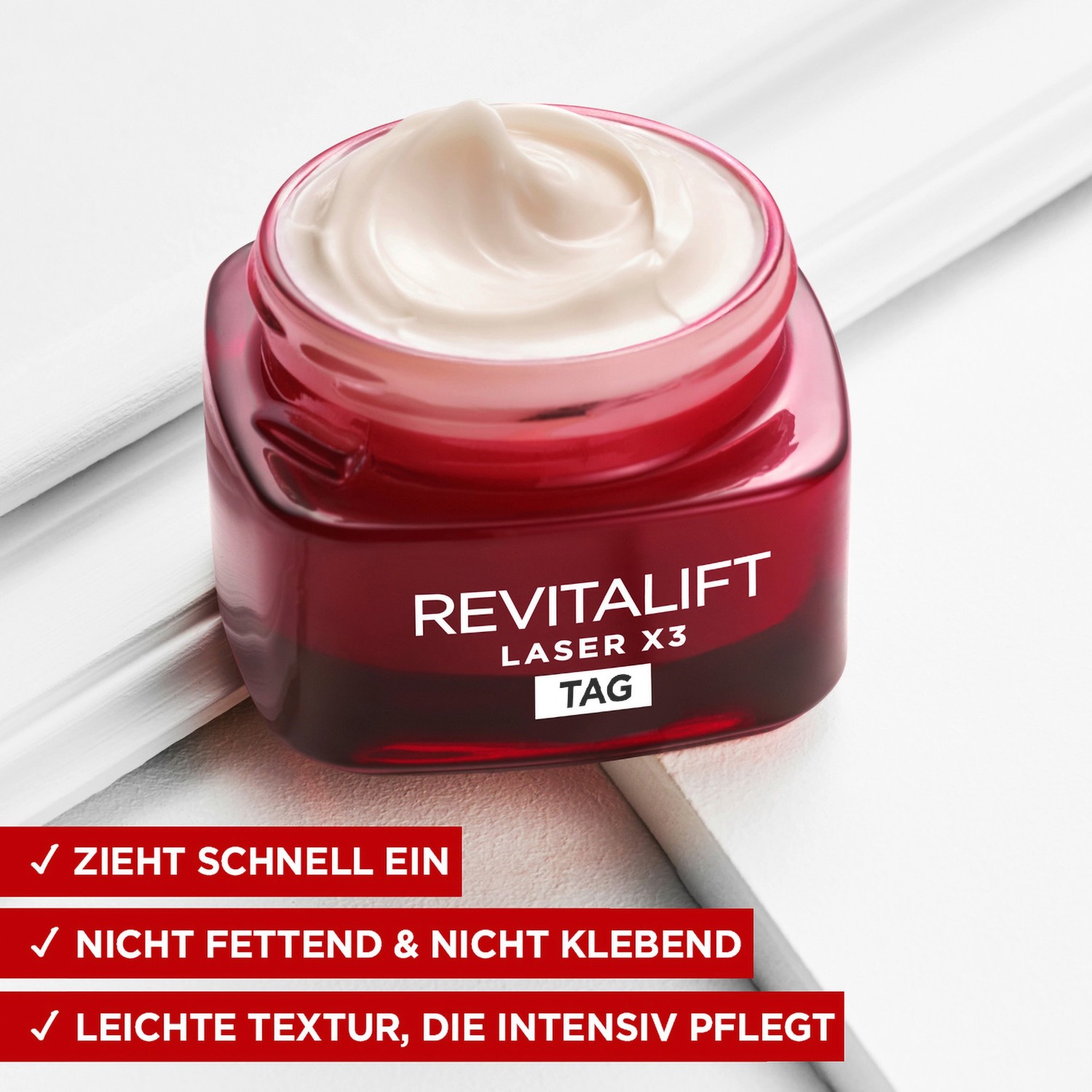 Laser X3 Dreifach-Power Anti-Age Tagespflege mit Pro-Retinol + Hyaluronsäure + Vitamin C