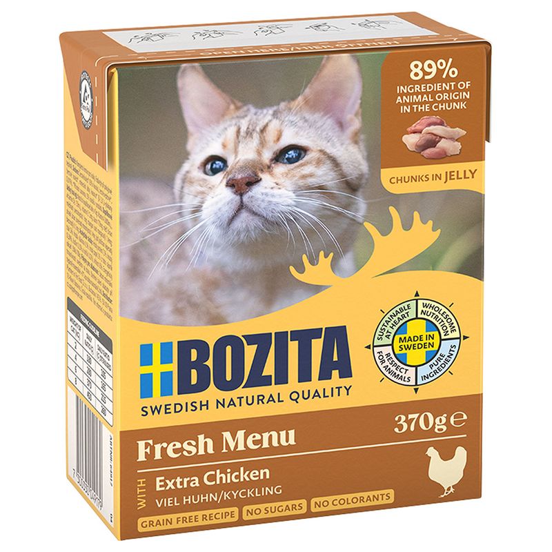 Sparpaket Bozita Häppchen in Gelee 24 x 370 g