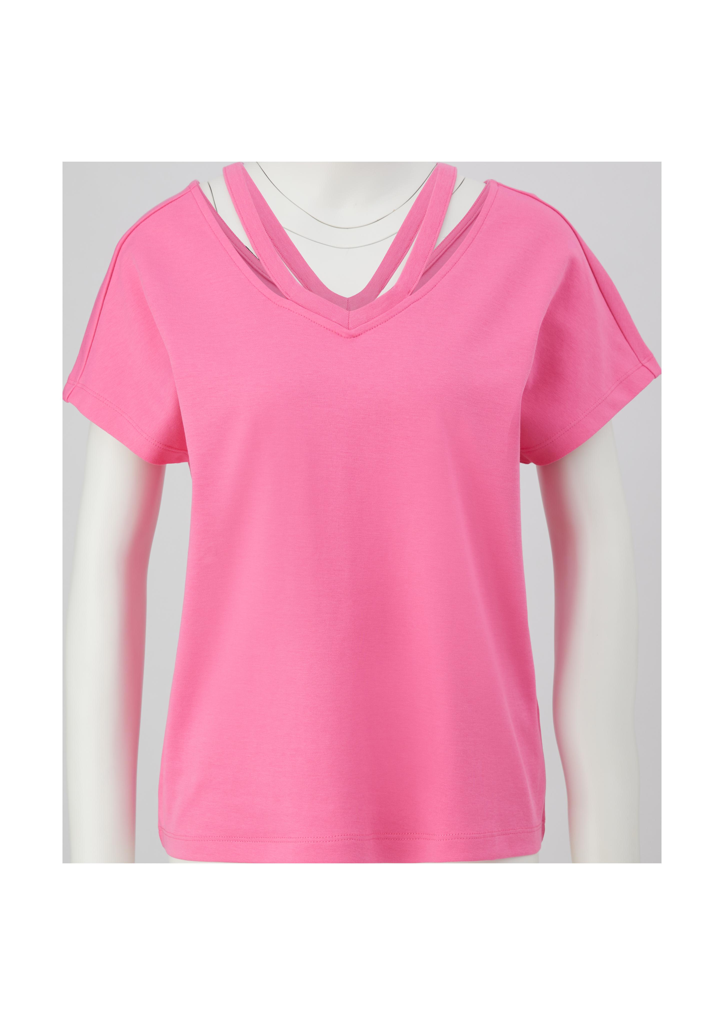 Baumwollshirt mit Cut-outs im Relaxed Fit  2132212-4426