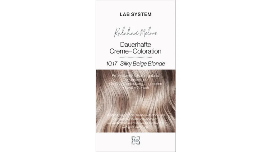 LAB SYSTEM Dauerhafte Creme-Coloration 10.17 - silky beige blonde