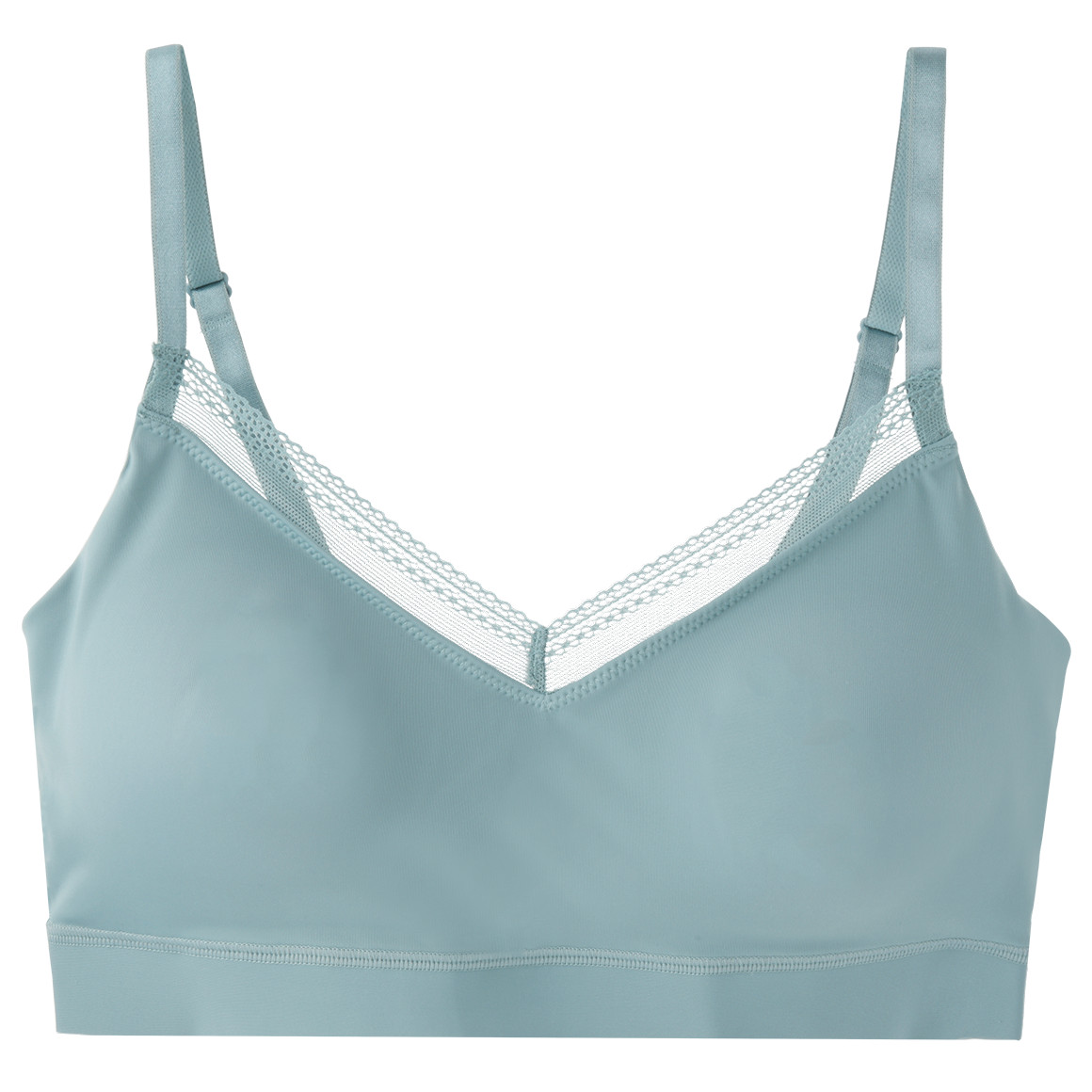 Damen Seamless-Bustier mit Spitze