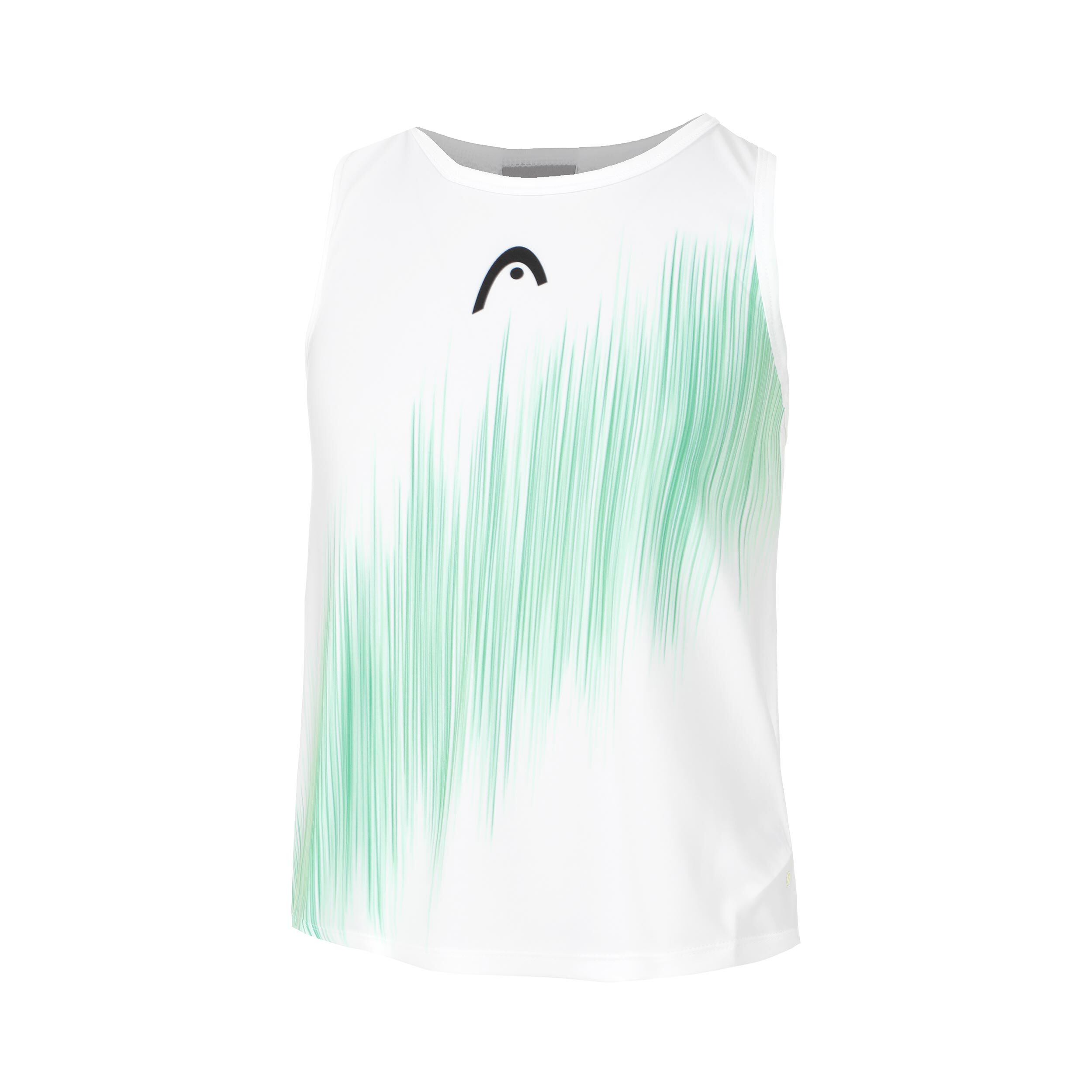 Agility Tank-Top Mädchen - Weiß, Türkis