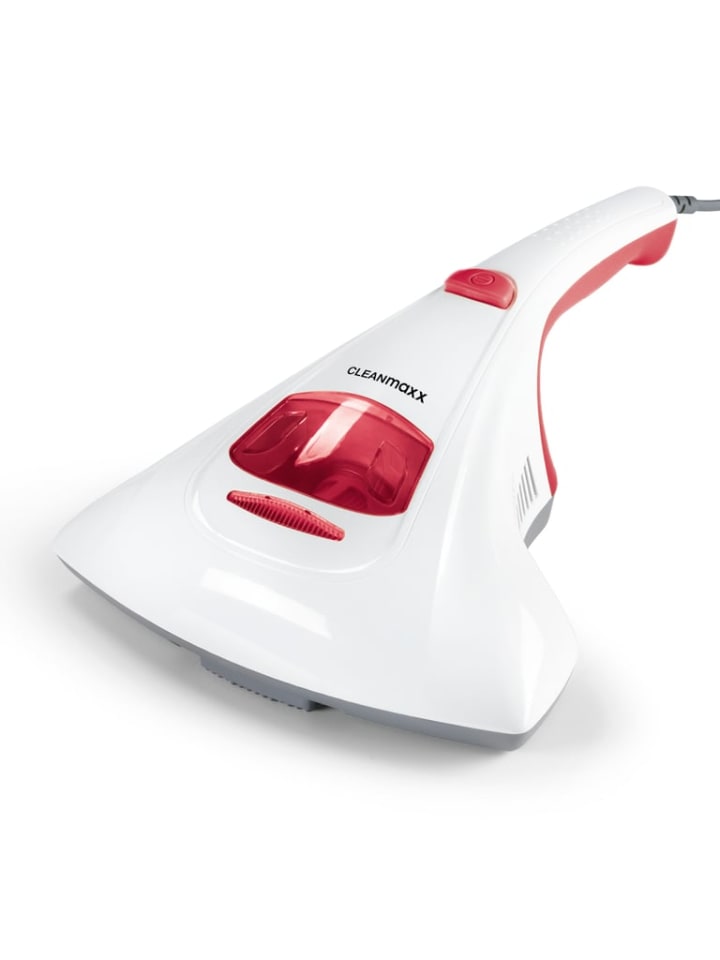 CLEANmaxx CLEANmaxx Milben-Handstaubsauger mit UV-C-Licht inkl. 2 Ersatzfilter - weiß/rot günstig kaufen onesize