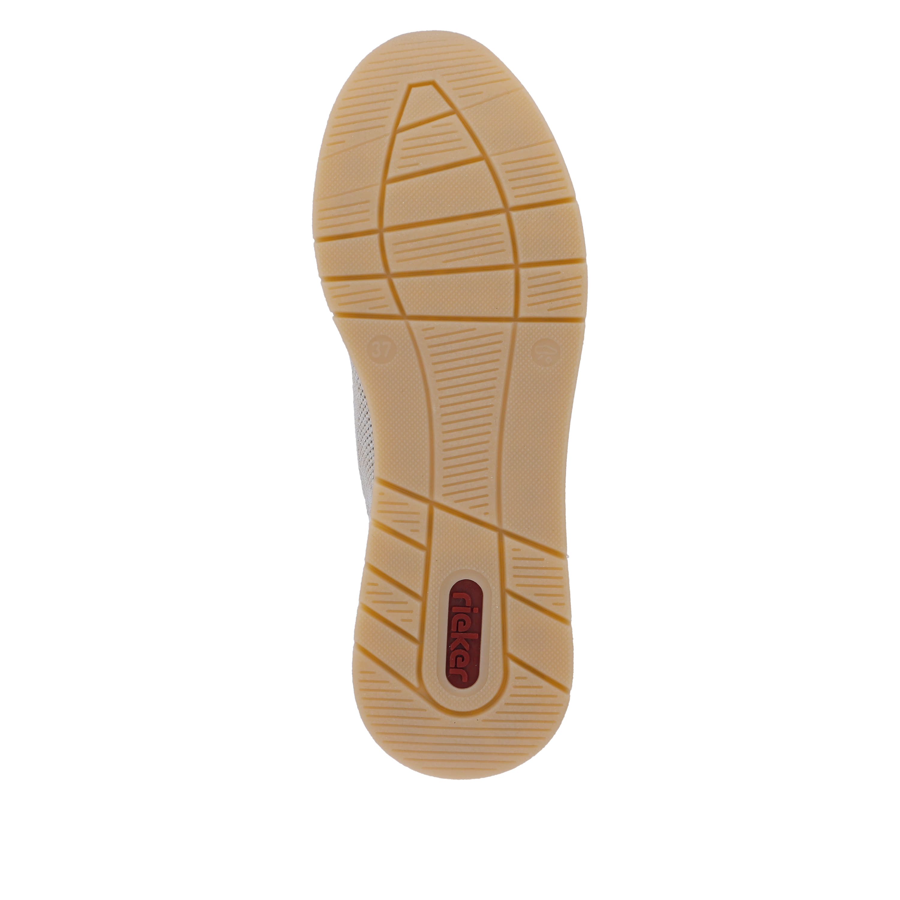 Rieker Damen Slipper beige-grau