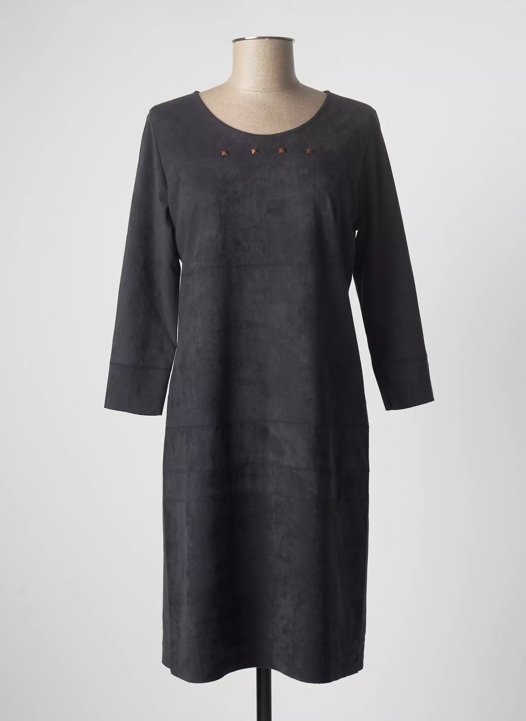 Zenia Robes Mi Longues Femme couleur noir