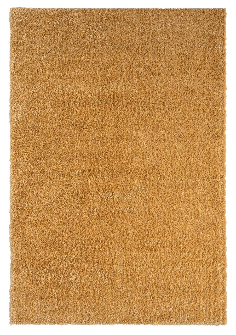 MyFlair Teppich Elodie, 200cm x 290cm, Farbe Goldfarben, rechteckig, Florhöhe 37mm