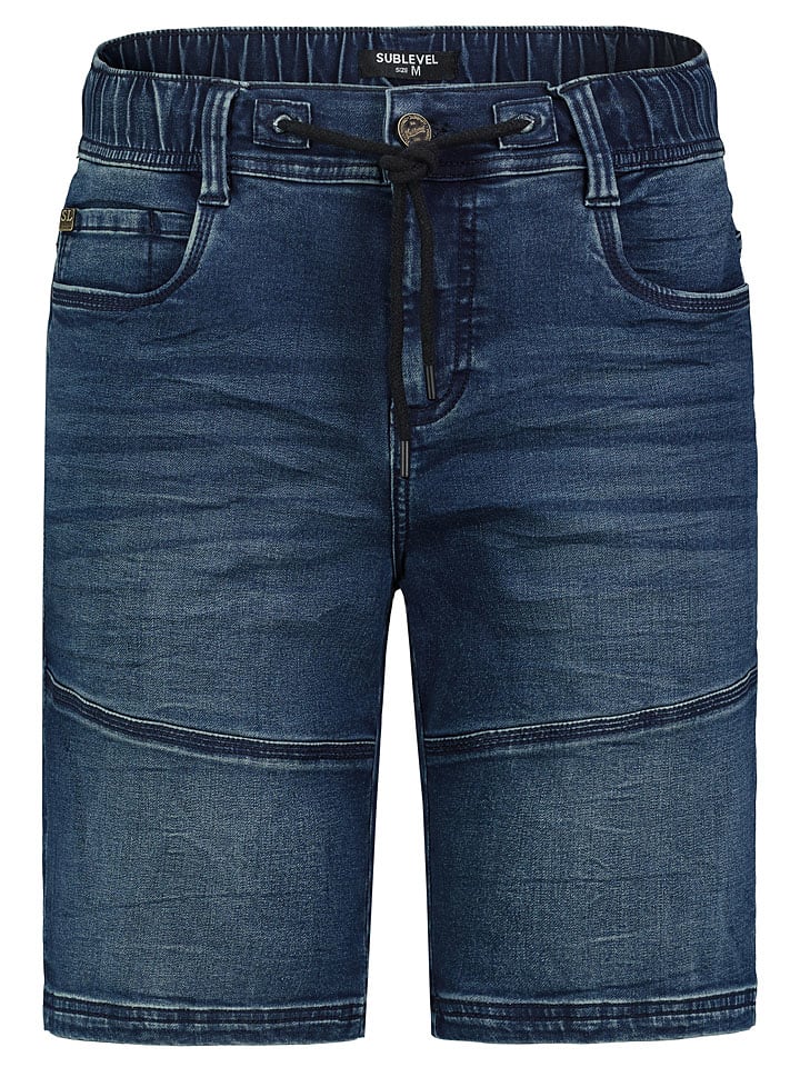 Sublevel Jeans-Bermudas in Dunkelblau günstig kaufen