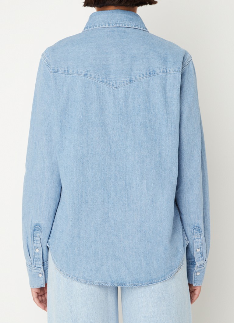 Iconica camicia western in denim di Levi's con tasche sul petto