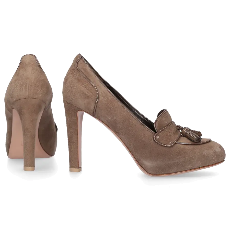 Gianvito Rossi - Pumps GM2601 Veloursleder grau - grau