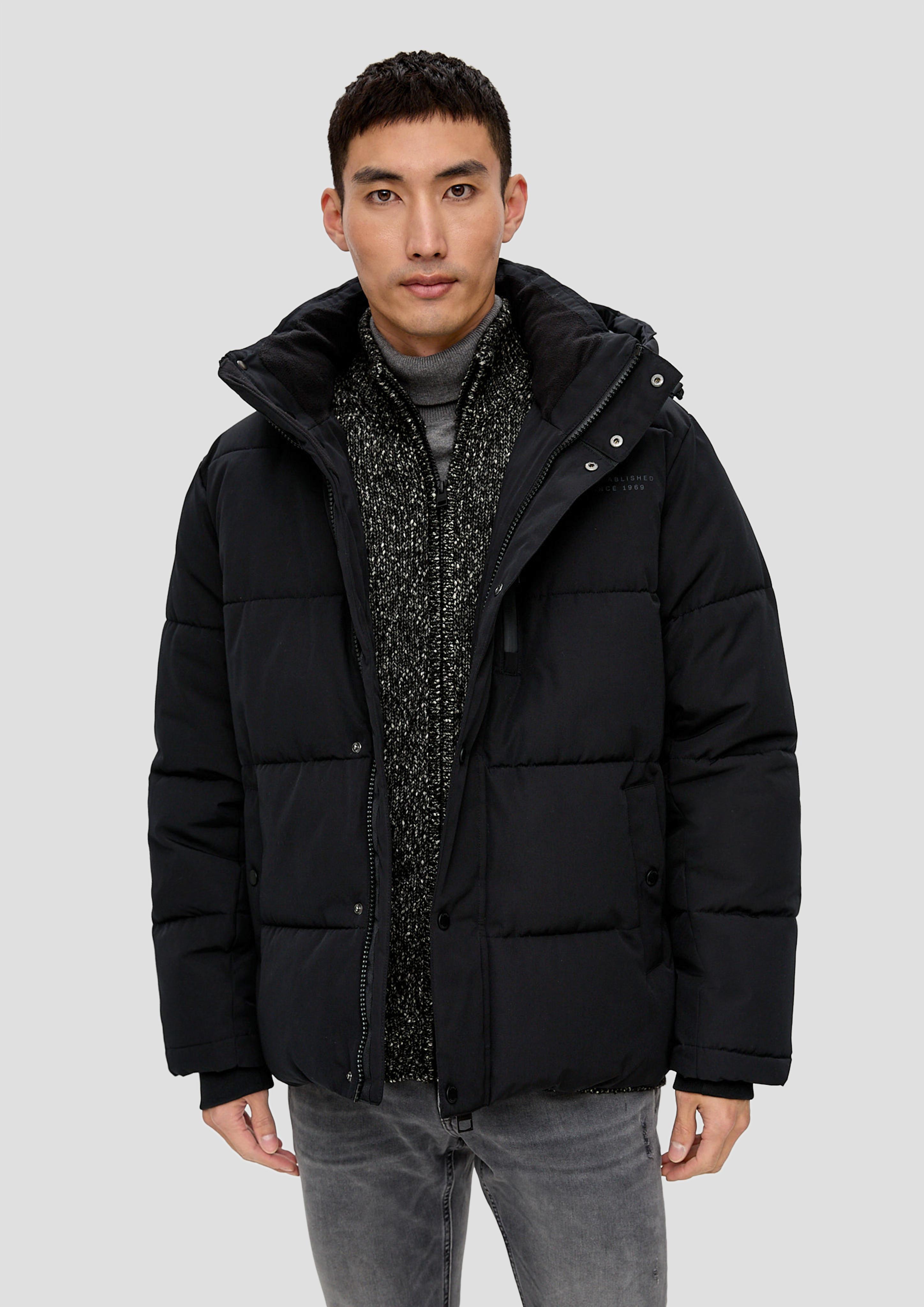 Steppjacke mit Schriftprint  2132004-9999