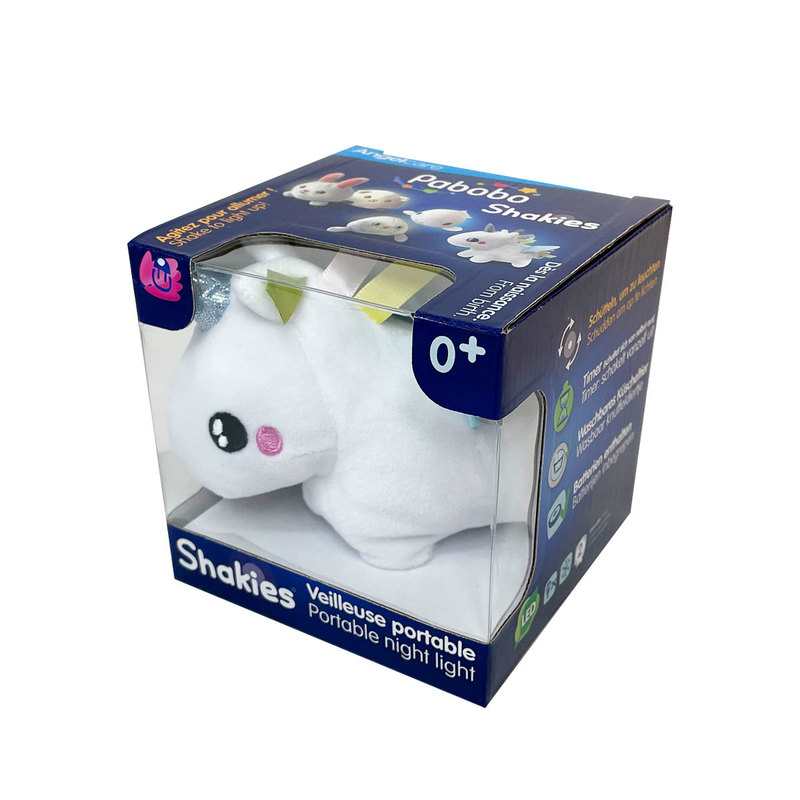 Petite veilleuse peluche Shakies licorne Pabobo