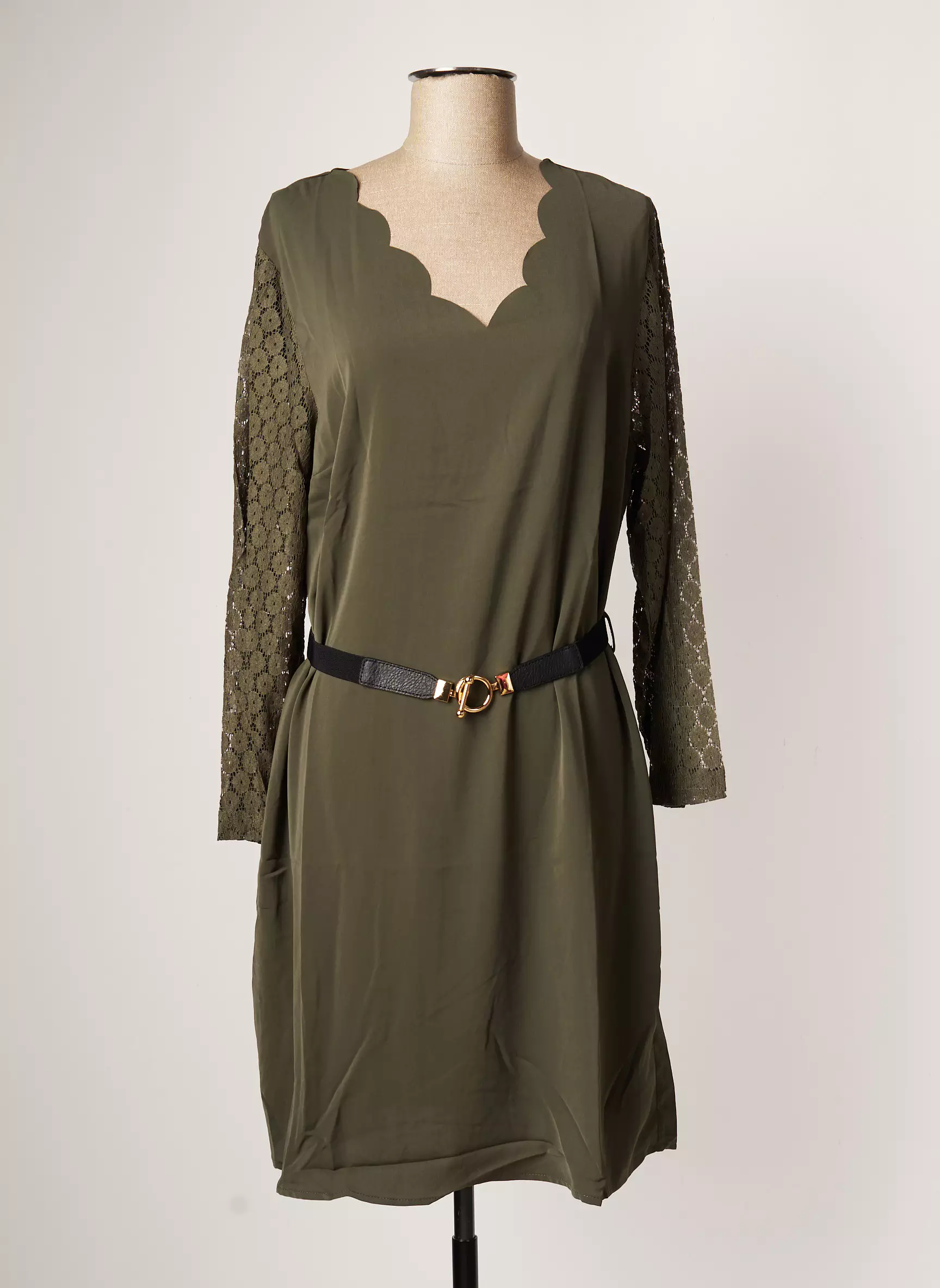Nougat Robes Mi Longues Femme couleur vert