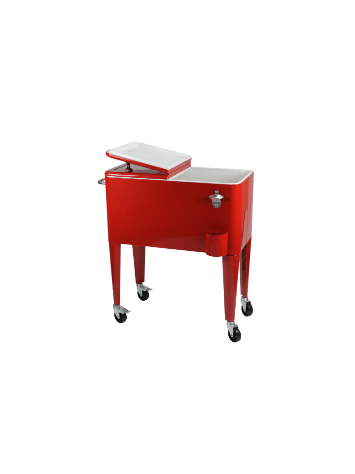 Beachtrekker Kailua Cooler - Kühlbox, Kühlwagen, Getränkekühler, Rot günstig kaufen onesize