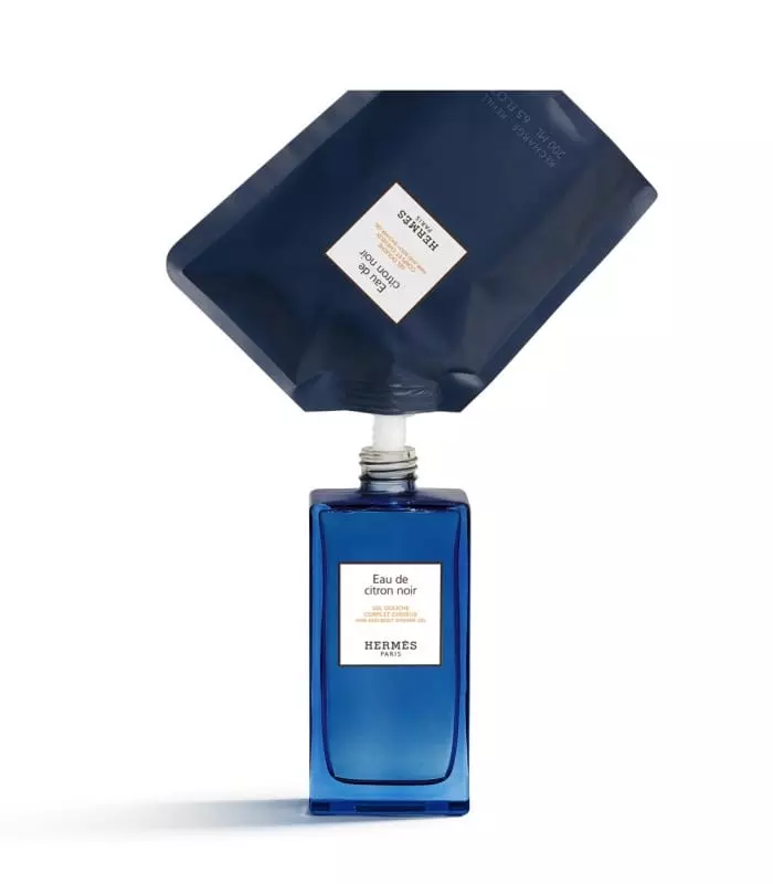 EAU DE CITRON NOIR  Gel douche corps et cheveux Recharge