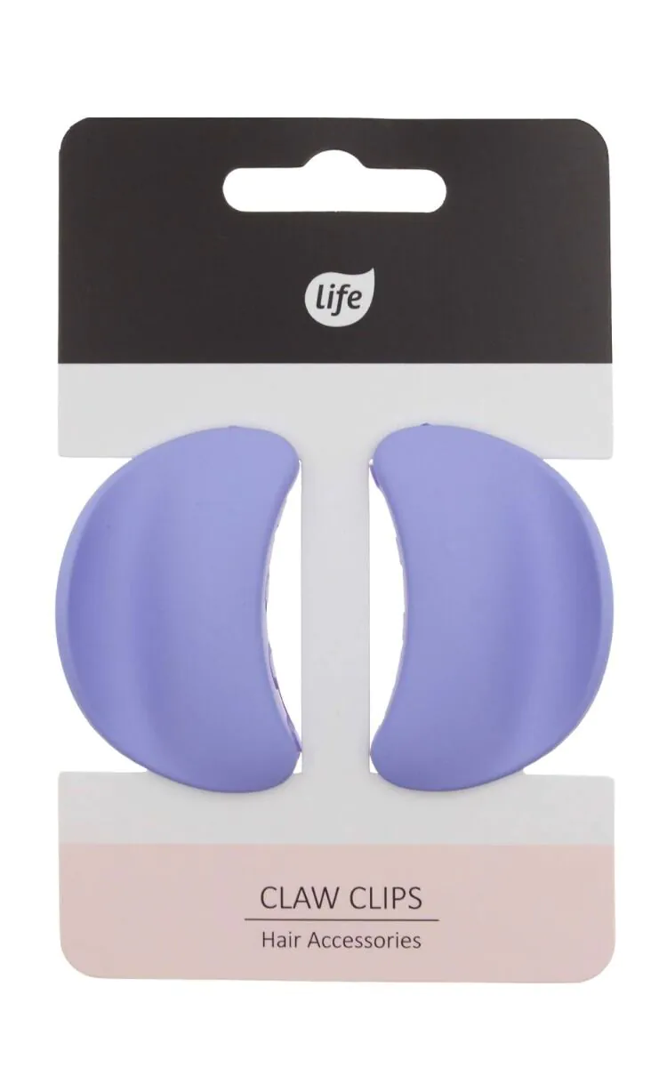 Šnale za kosu Life Seashells Lavanda Mat