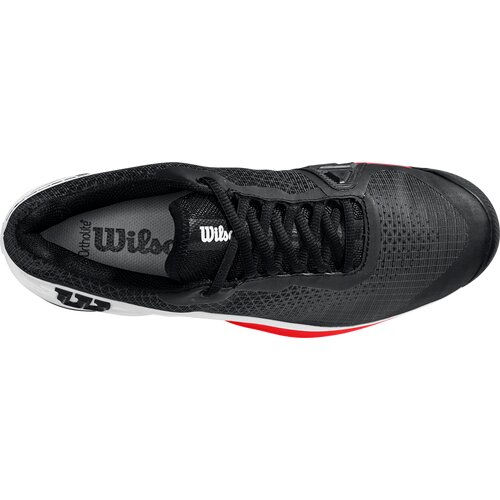 HERREN TENNISOUTDOORSCHUHE RUSH PRO 4.0 CLAY BK/WH/POPPY RED
