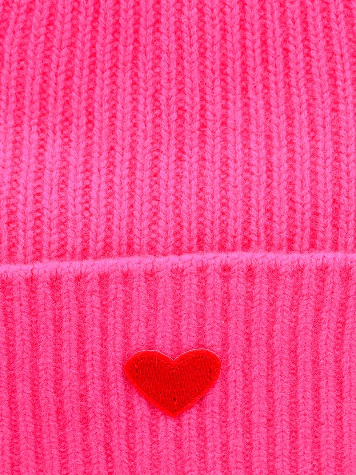 Zwillingsherz Kaschmir-Beanie in PInk günstig kaufen onesize