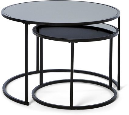 Jahnke Couchtisch (2-St), Couchtisch, Beistelltisch, Nachttisch in edlem Look
