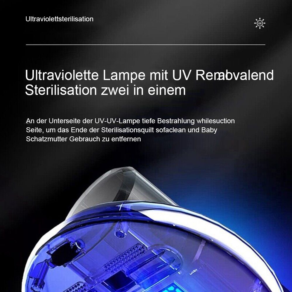 Yoyaxi Matratzenreinigungsgerät Matratzenstaubmilbenreiniger 4KPa Handstaubsauger, - Verdicktes Filtersystem für eine effiziente Schmutzisolierung
