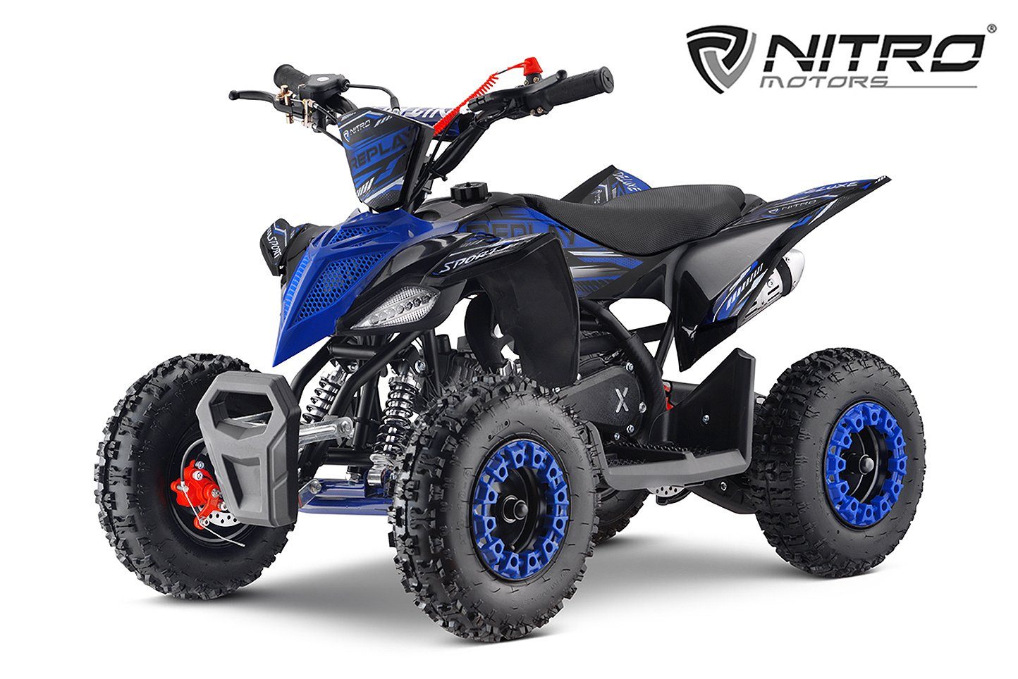 Nitro Motors Dirt-Bike 49cc mini Kinder Quad Replay 6