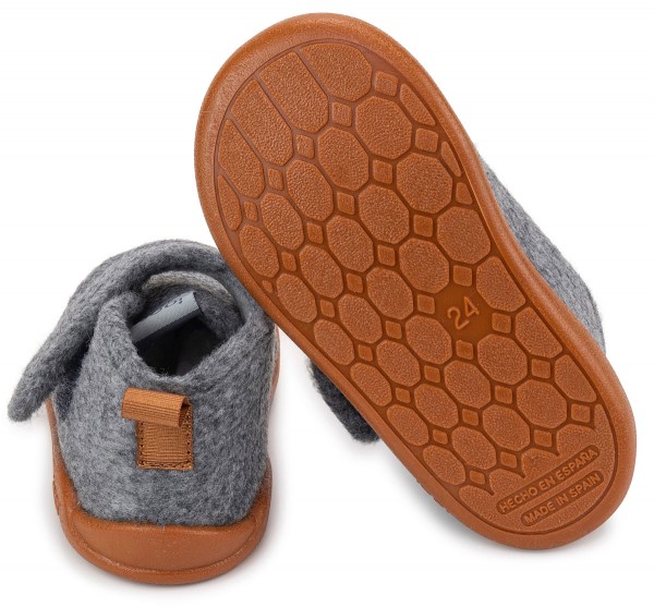Igor ~ Homie Fleece Hausschuh ~ Grau/Orange