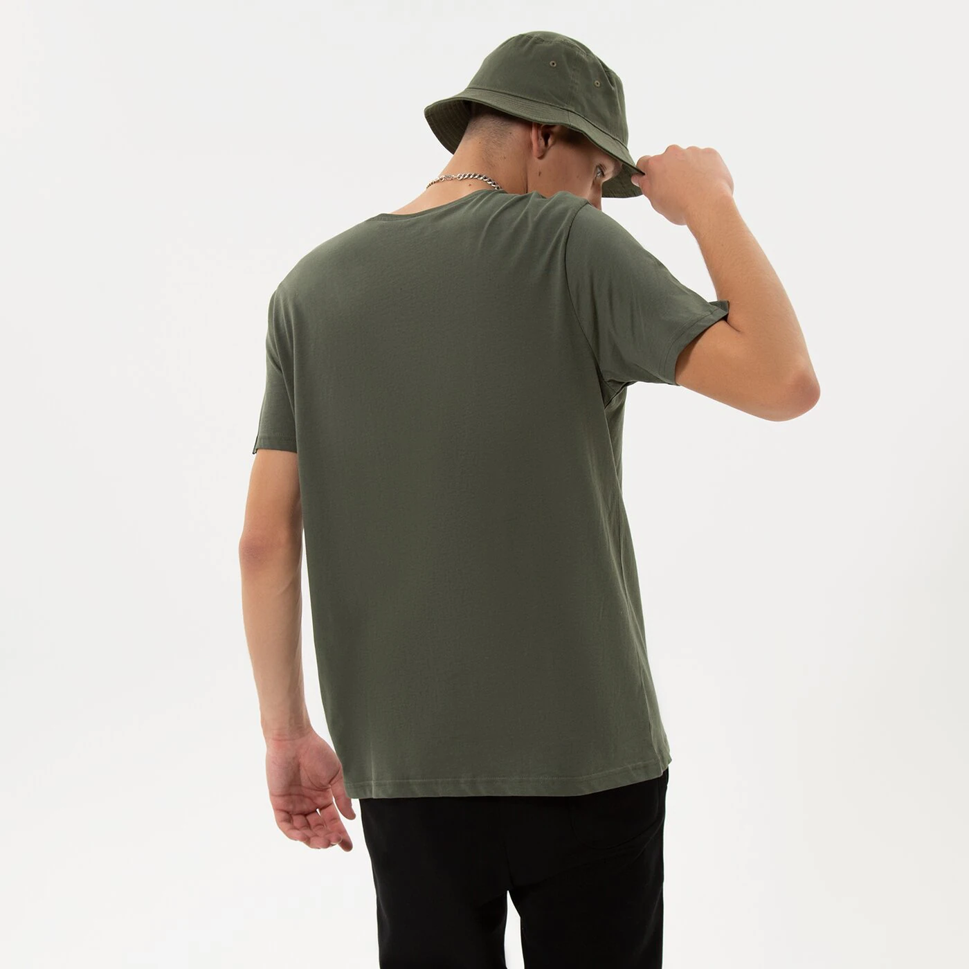 ALPHA INDUSTRIES T-SHIRT BASIC T SMALL LOGO Khaki