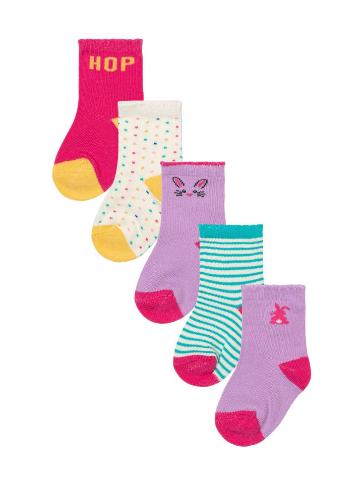 Minoti 5er-Set: Kurzsocken NBG SOCK 35 in lila günstig kaufen