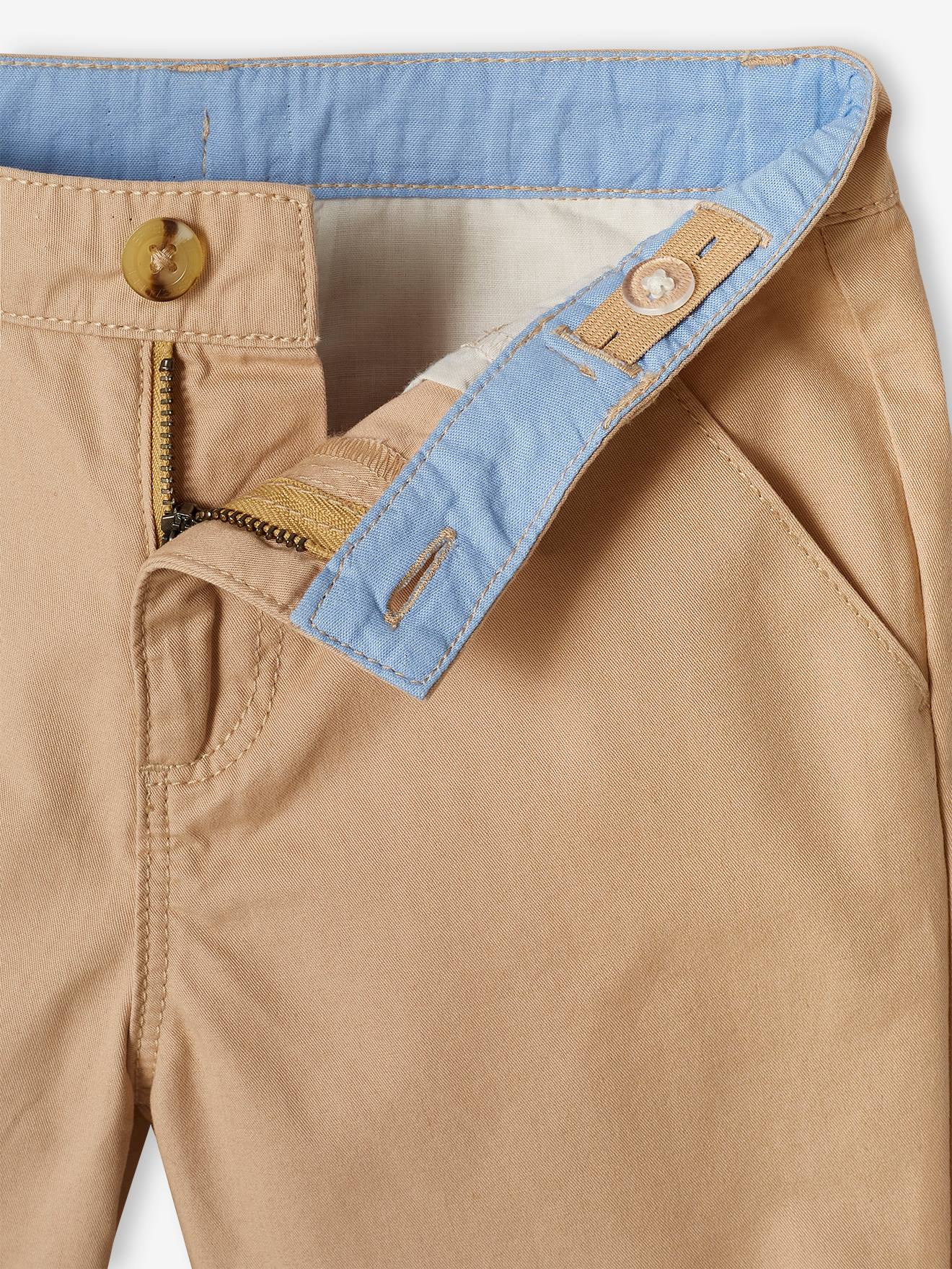 Ensemble polo maille piquée et bermuda garçon bleu ciel